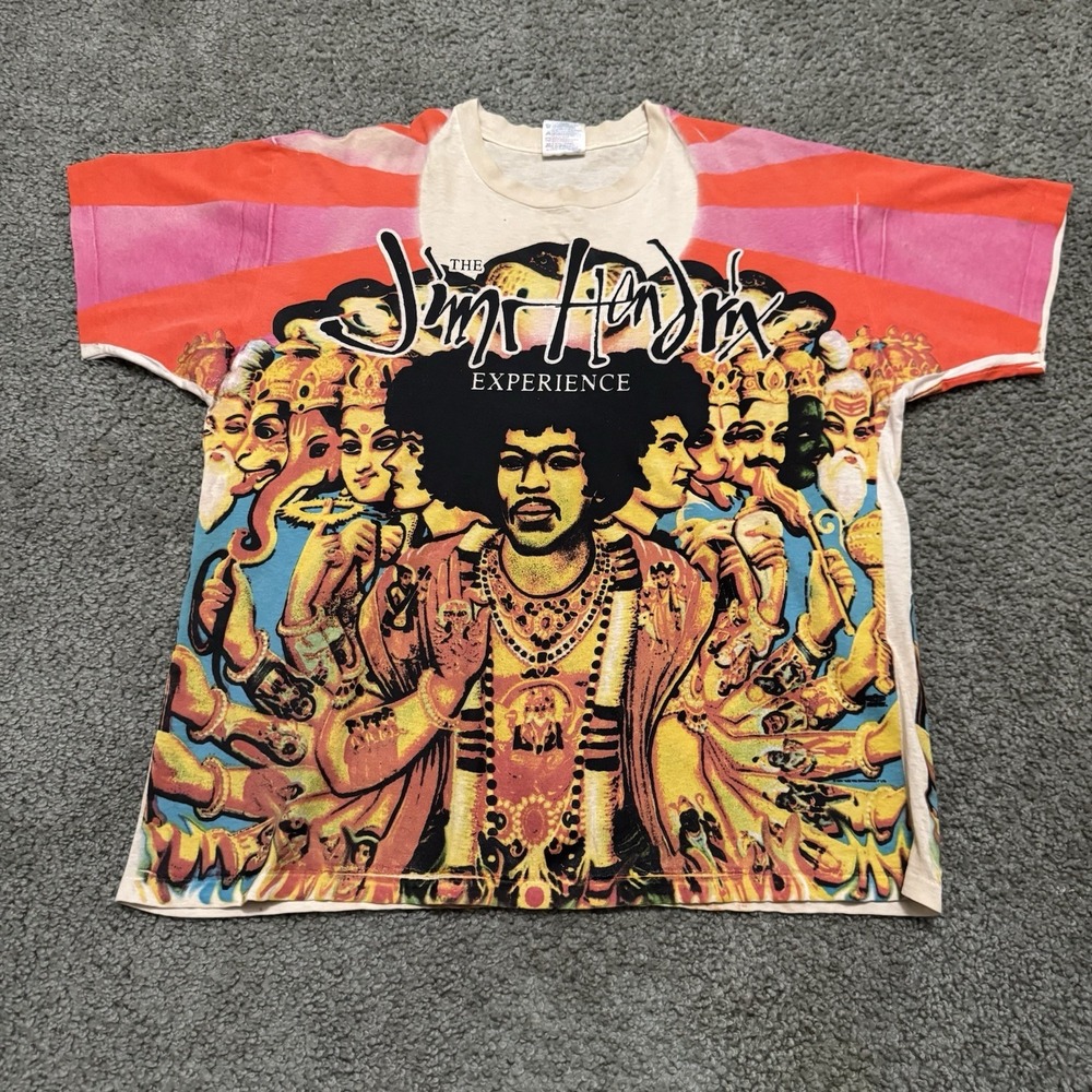 Vintage 90s Jimi Hendrix Axis Bold As Love AOP Rare